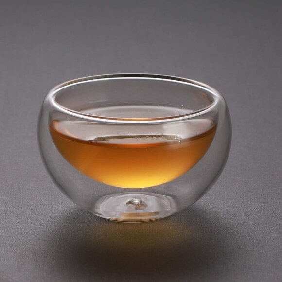 Kendal 27 oz glass filtering tea maker teapot with a warmer and 6 tea cups CJ-80 - Picture 2 of 7